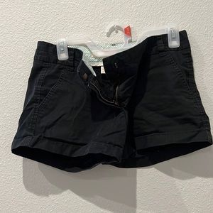 J crew black shorts